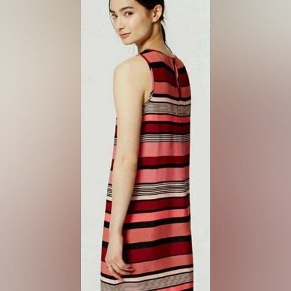 Ann Taylor Striped Mod Shift Dress - Picture 2 of 10